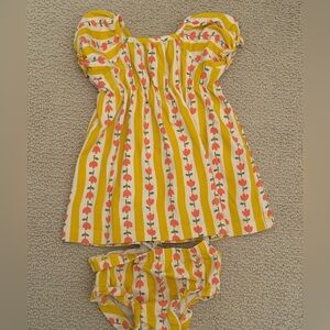 Hanna Anderson Baby Dress with Bloomers